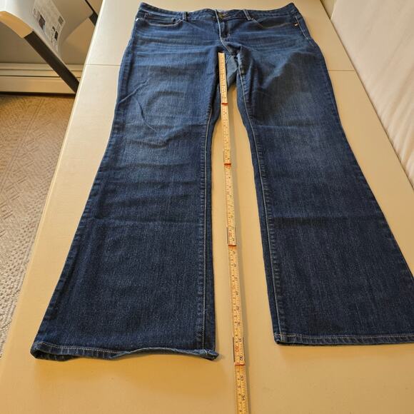 Gap 1969 Perfect Boot Women's 18 Long Blue Dark Wash - Picture 14 of 16